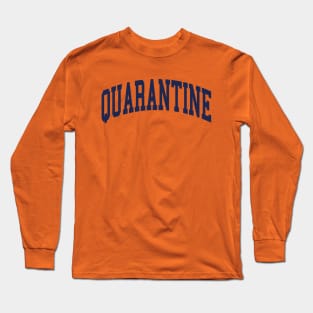 Navy Quarantine Long Sleeve T-Shirt